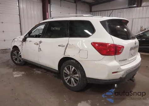 2017 Nissan Pathfinder Sv z USA, uszkodzony, nr VIN 5N1DR2MN7HC665749